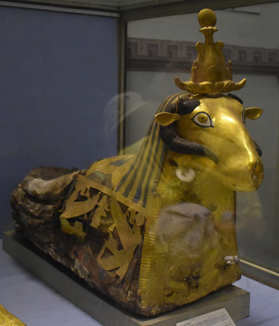 Khnum, ancient Egyptian diety shown as ram-headed man